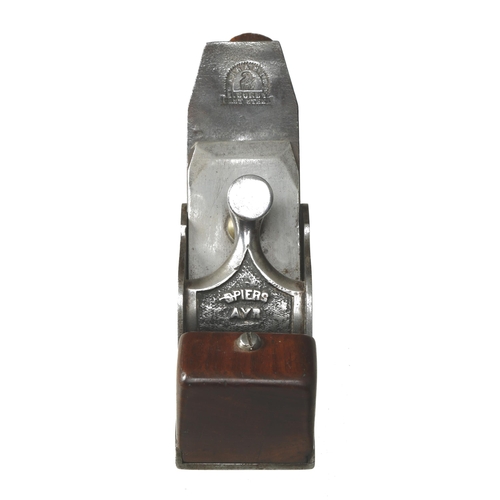 866 - A late model SPIERS iron smoother with impressed mark SPIERS AYR on steel lever with probably replac... 