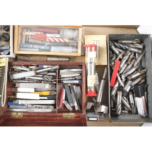 142 - Quantity of lathe tools, reamers etc G+