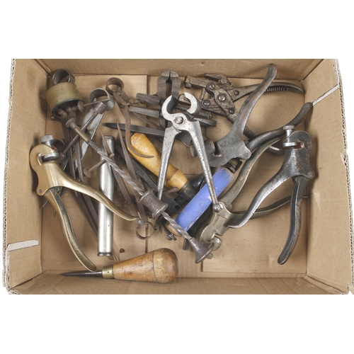 164 - A box of small tools G