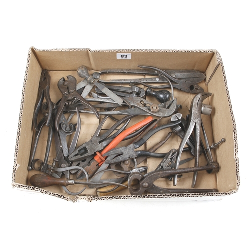 83 - Quantity of snips and grips G