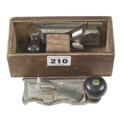 210 - A pair of STANLEY Nos 98 and 99 side rebate planes G+