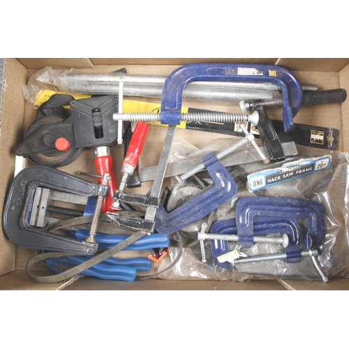 280 - A quantity of saws and clamps G