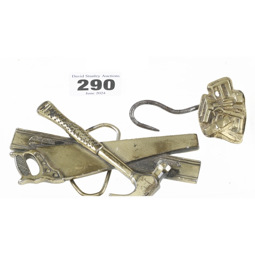 290 - A brass 