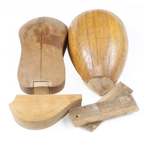 298 - Two wood patterns for a guitar and a mandolin? G