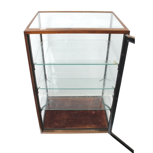 378 - A glazed display case 24