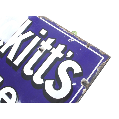 445 - An enamel advertising sign for RECKITT'S BLUE 30