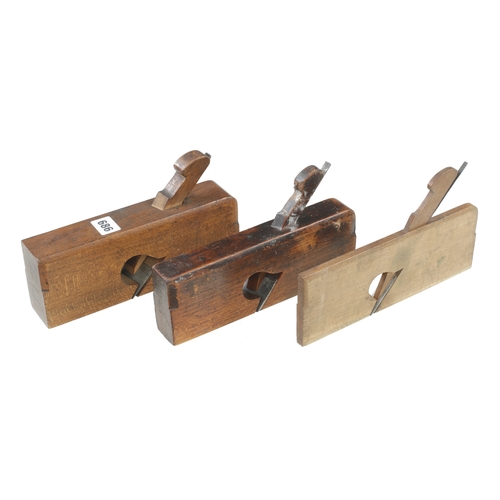 686 - Three skew mouth rebate planes by GRIFFITHS 3/8