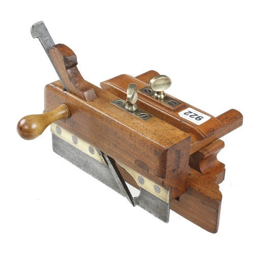 922 - A bridle plough by GRIFFITHS c/w orig boxwood side handle, slight bruising to wedge o/w G++