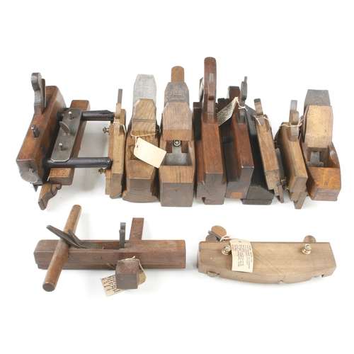 140 - Eleven unusual wood planes G+