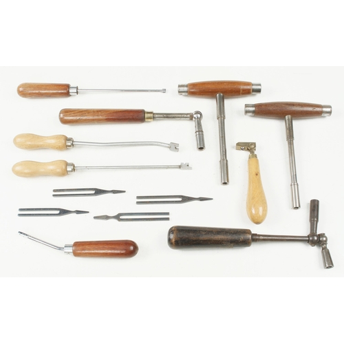 30 - 13 piano tuner's tools G++