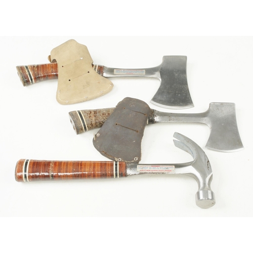 84 - Two ESTWING hatchets Nos 1 & 2 and a claw hammer G+