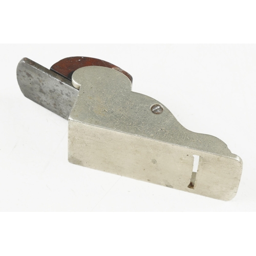 1060 - A rare German silver thumb plane marked HOLLAND Falcon Rd Battersea (Harry Charles son of John 1892)... 