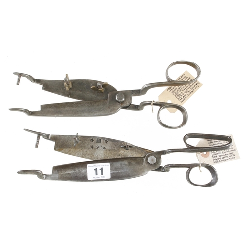 11 - Two most unusual trimming tools one with adjustable blades G