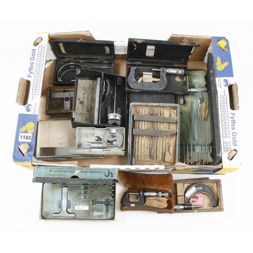 1183 - 12 boxed engineer's tools G