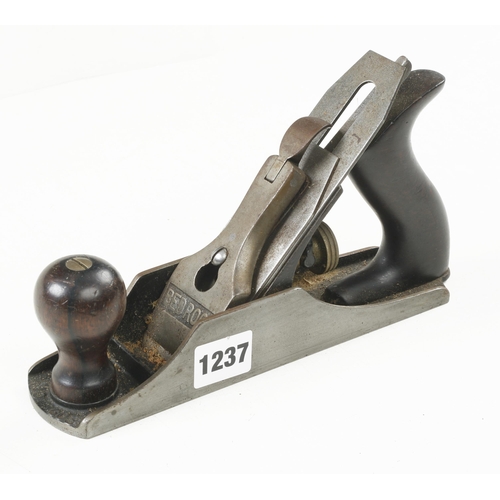 1237 - A STANLEY Bedrock No 603 smoother with flat topped sides and orig iron G+