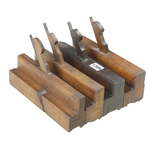 1309 - Four named moulding planes to 2 3/4