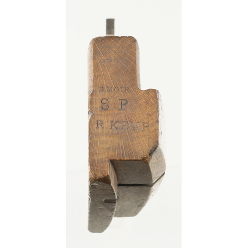 1325 - An unusual tailed radiused rebate/chamfer plane by W. RANSLEY Westminster Bridge Rd. with 6