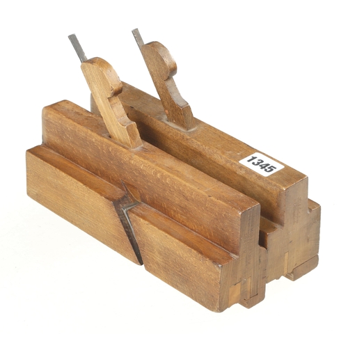 1345 - Two unusual boxed moulding planes by ASLING and MOSELEY with fences to 2 1/2