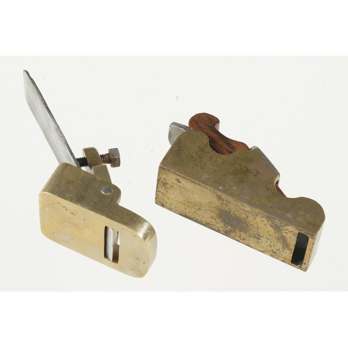 1551 - Two small brass planes 2