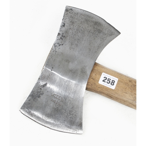 258 - A double bitted felling axe by VALLEY G+