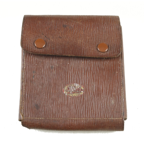 275 - A BLOSTA tool kit in leather pouch, the tool handle with rosewood scales and 16 tools G+