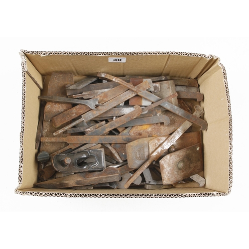 30 - Quantity of plane and plough irons G