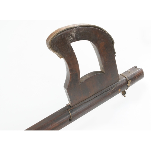 325 - An extremely rare hat felter's bow used to separate the tangled wool or rabbit fur in the manufactur... 