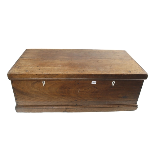 364 - A mahogany tool chest 38