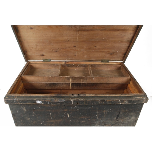 372 - A pine tool chest 37