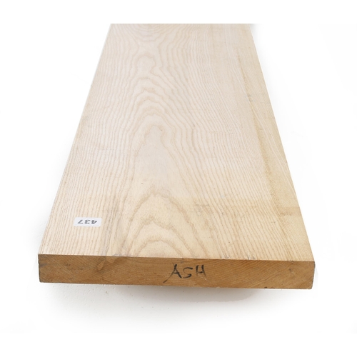 437 - Three lengths of oak, ash and deal? 100