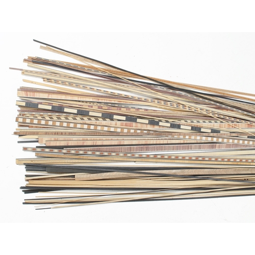 479 - Quantity of new string inlay veneer G+