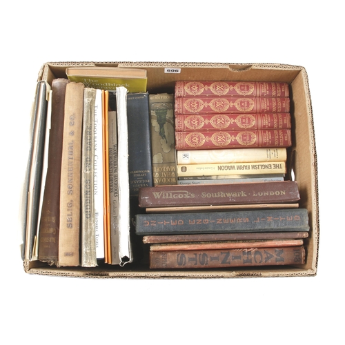 606 - A box of 30 books and catalogues G