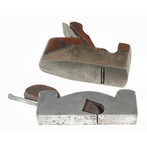 608 - Two metal planes for restoration, one casting cracked G-