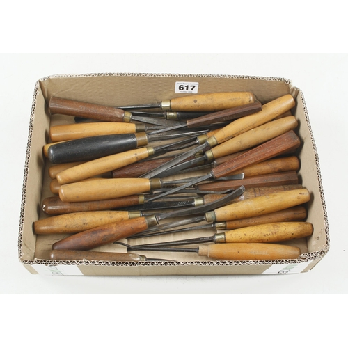 617 - 27 carving tools G