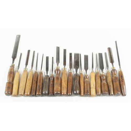 63 - 20 chisels and gouges G+