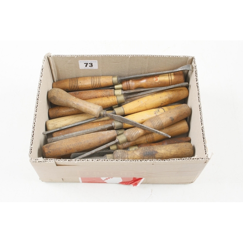 73 - 18 carving tools G