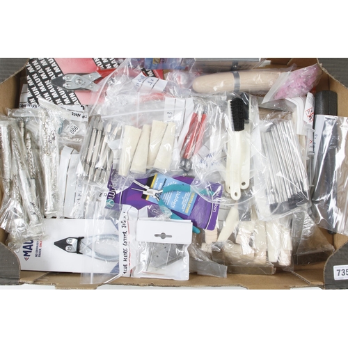 735 - Quantity of unused jeweller's pliers, pin vices etc F