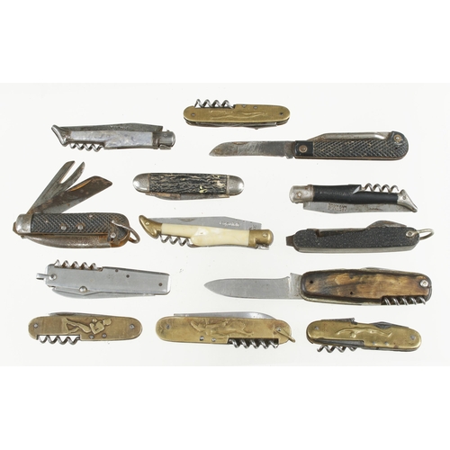 970 - 13 penknives G