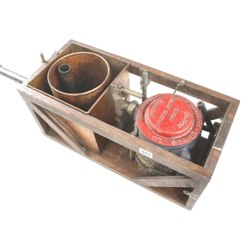 982 - A rare Plumber's ECLIPS smoke drain testing m/c by BURN Bros London, the bellows in good order G+