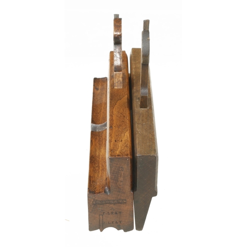 196 - Two moulding planes by S. GOLLEDGE (1807-51) G+