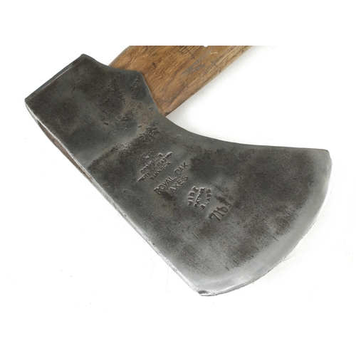 313 - A 7lbs felling axe by WHITEHOUSE marked Royal Oak Axes G+