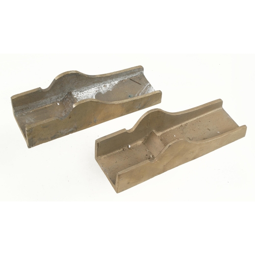 461 - Two brass parallel plane castings G