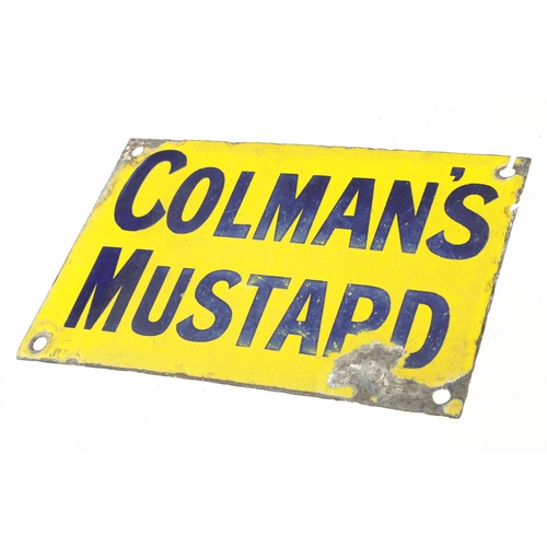 537 - An enamel advertising sign for Colman's Mustard 6