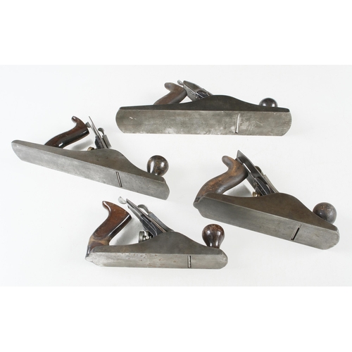 591 - STANLEY Nos 4, 4 1/2, 5 and 5 1/2 bench planes G+