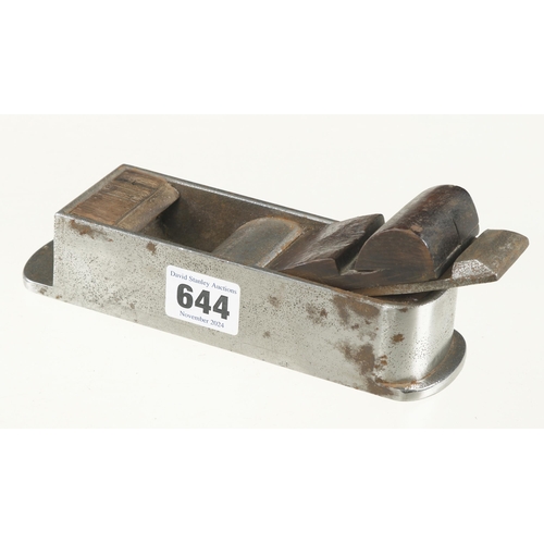 644 - A small d/t steel mitre plane by BUCK (feint mark) 7