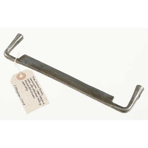 876 - An unusually small steel drawknife with 6