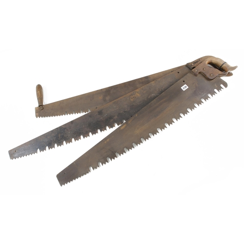 236 - Three American crosscut saws to 41