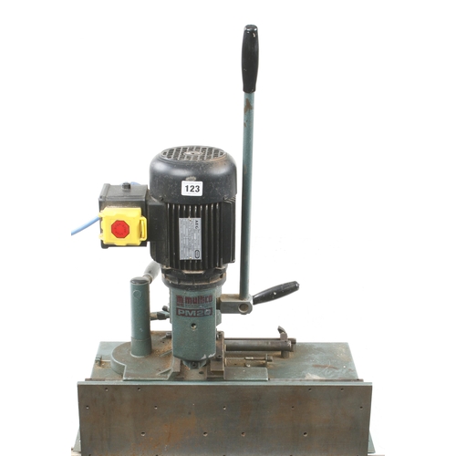A bench mounted MULTICO No PM 20 fully adjustable morticing m/c 240v ...