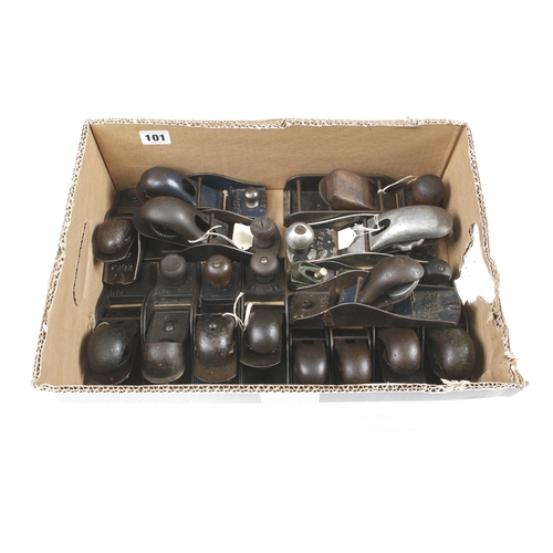 101 - 15 metal block planes by various makers G
