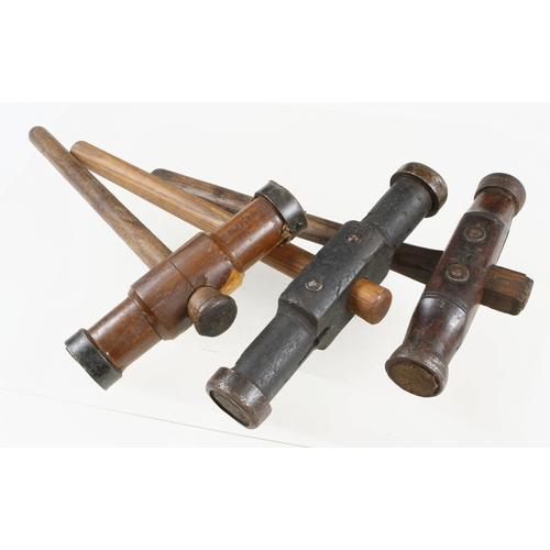 107 - Three caulking mallets G++